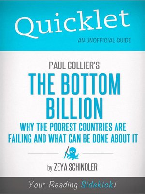 cover image of Quicklet on Paul Collier's the Bottom Billion